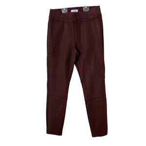 🆕 Pistola Aritzia Coated Black Cherry Jeggings
